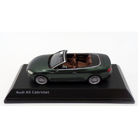 Audi A5 Cabriolet 1:43 Modellino Originale Audi verde metallizzato